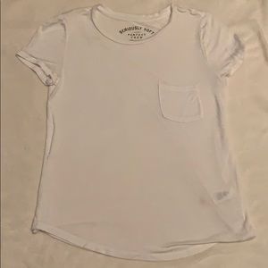 White seriously soft Aeropostale t-shirt